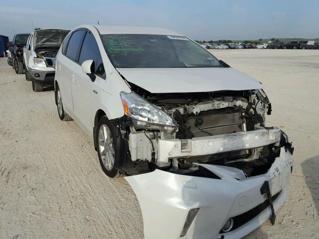 JTDZN3EU0C3097340 - 2012 TOYOTA PRIUS V WHITE photo 1