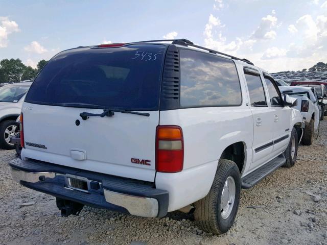 3GKEC16ZX3G205435 - 2003 GMC YUKON XL C WHITE photo 4