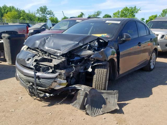 JM1BL1W65B1442769 - 2011 MAZDA 3 S BLACK photo 2