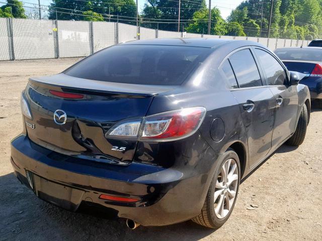 JM1BL1W65B1442769 - 2011 MAZDA 3 S BLACK photo 4