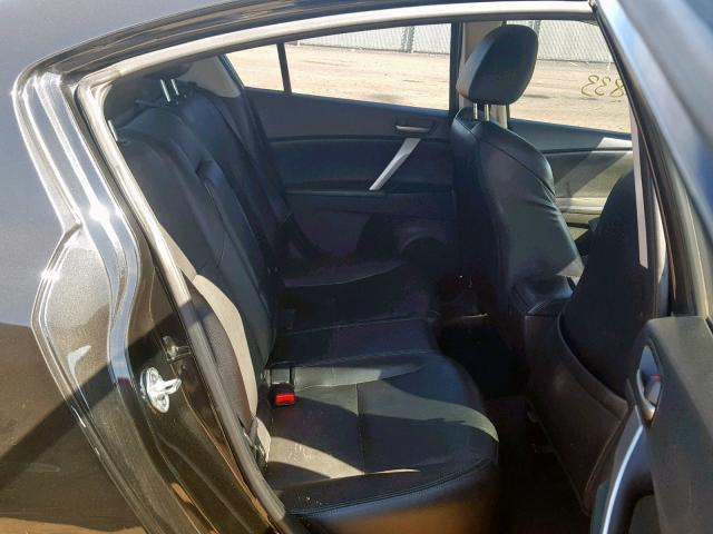 JM1BL1W65B1442769 - 2011 MAZDA 3 S BLACK photo 6