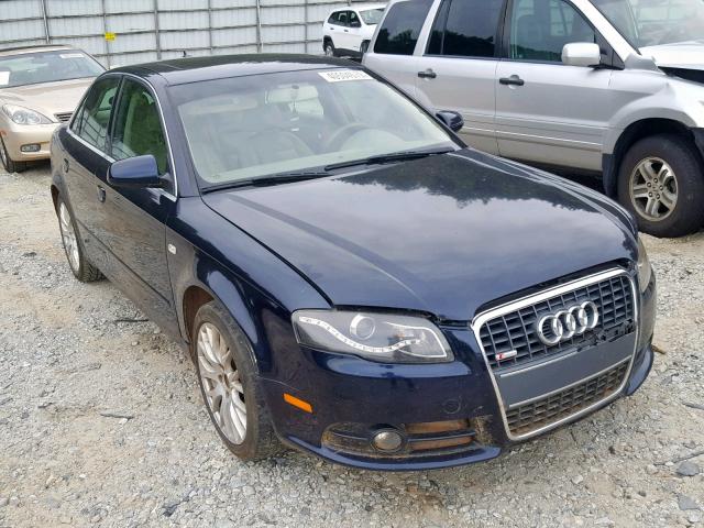 WAUAF78E08A144002 - 2008 AUDI A4 2.0T BLUE photo 1