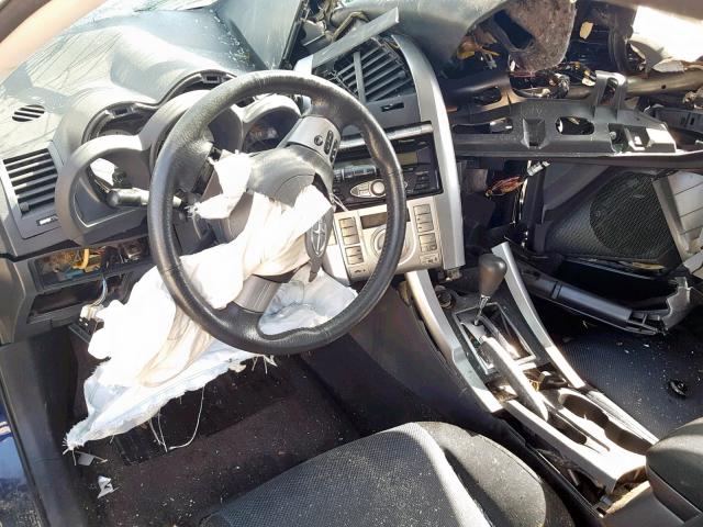 JTKDE177570217171 - 2007 TOYOTA SCION TC ლურჯი ფოტო 9