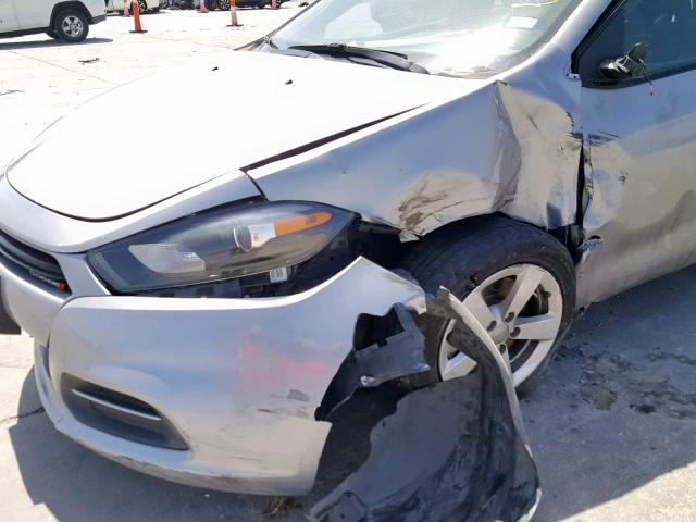 1C3CDFBB2GD660647 - 2016 DODGE DART SXT GRAY photo 9