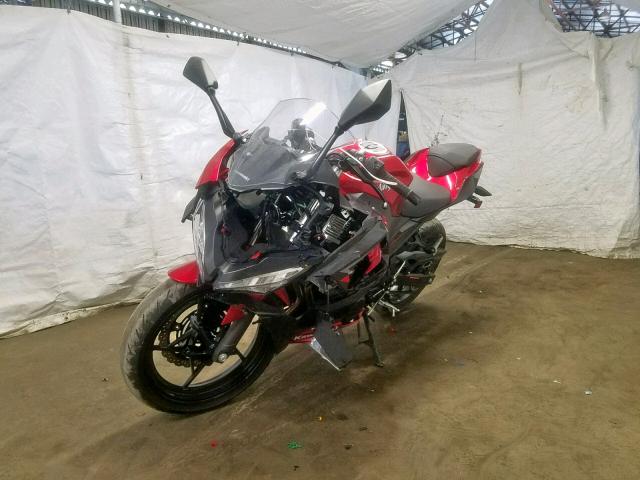 JKAEXKG15KDA29465 - 2019 KAWASAKI EX400 RED photo 2