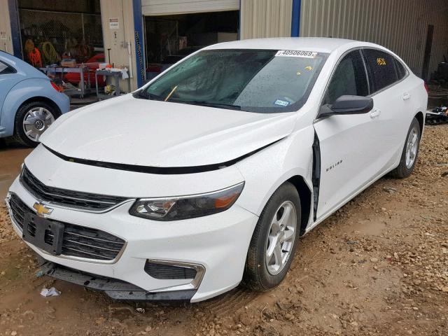 1G1ZB5ST7HF226401 - 2017 CHEVROLET MALIBU LS Blanc photo 2
