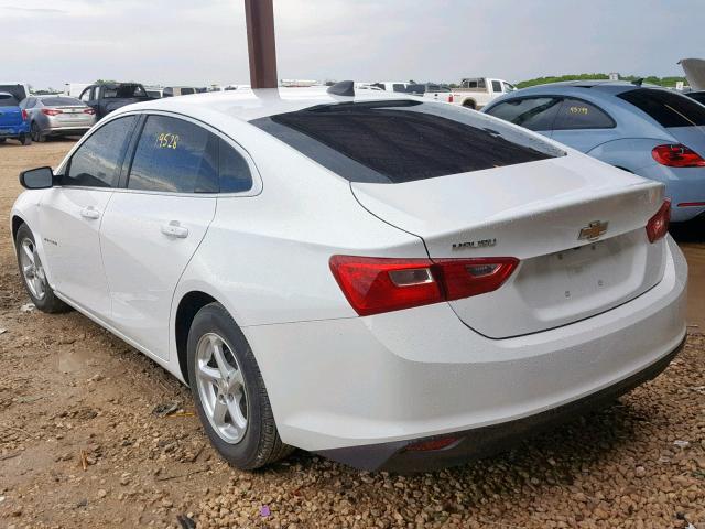 1G1ZB5ST7HF226401 - 2017 CHEVROLET MALIBU LS Blanc photo 3