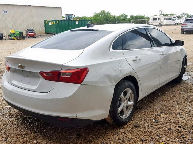 1G1ZB5ST7HF226401 - 2017 CHEVROLET MALIBU LS Blanc photo 4