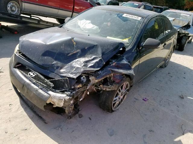 JTKDE177950011526 - 2005 TOYOTA SCION TC შავი ფოტო 2