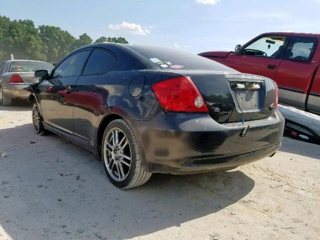JTKDE177950011526 - 2005 TOYOTA SCION TC შავი ფოტო 3