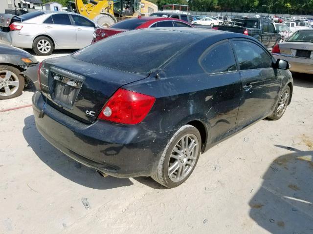 JTKDE177950011526 - 2005 TOYOTA SCION TC შავი ფოტო 4