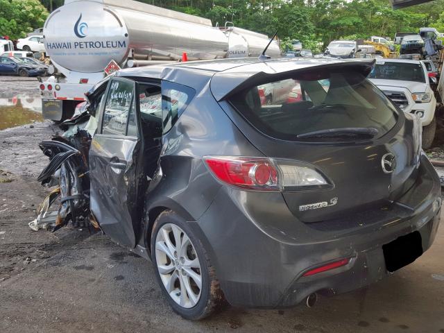 JM1BL1H51A1208440 - 2010 MAZDA 3 S GRAY photo 3