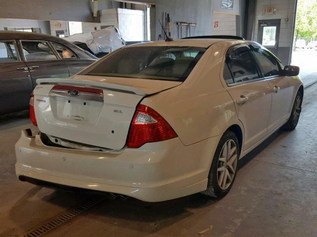 3FAHP0JA6BR158728 - 2011 FORD FUSION SEL WHITE photo 4