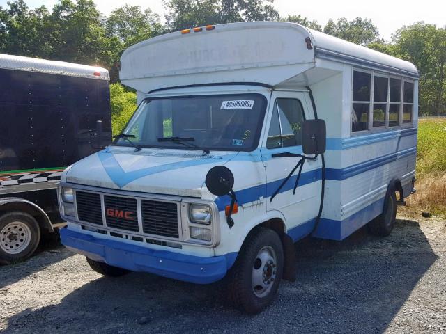 2GDHG31M3F4523747 - 1985 GMC CUTAWAY VA BLUE photo 2