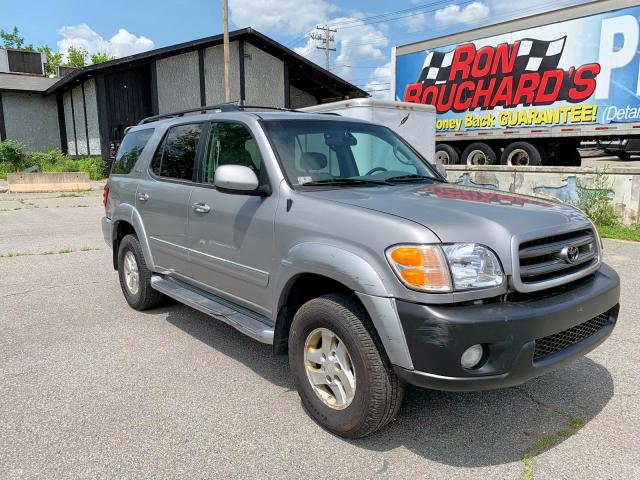 5TDZT38A52S117277 - 2002 TOYOTA SEQUOIA LI SILVER photo 1