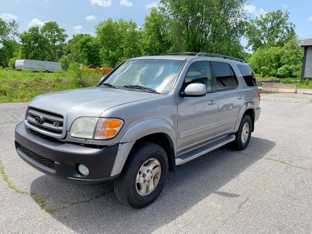 5TDZT38A52S117277 - 2002 TOYOTA SEQUOIA LI SILVER photo 2