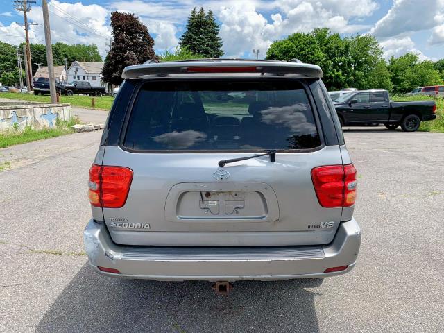 5TDZT38A52S117277 - 2002 TOYOTA SEQUOIA LI SILVER photo 4