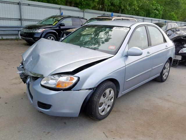 KNAFE122175419257 - 2007 KIA SPECTRA EX BLUE photo 2