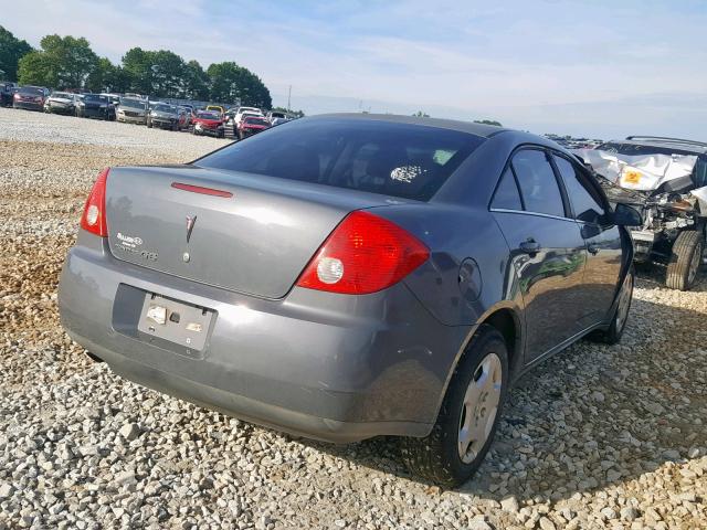 1G2ZF57BX84179411 - 2008 PONTIAC G6 VALUE L GRAY photo 4