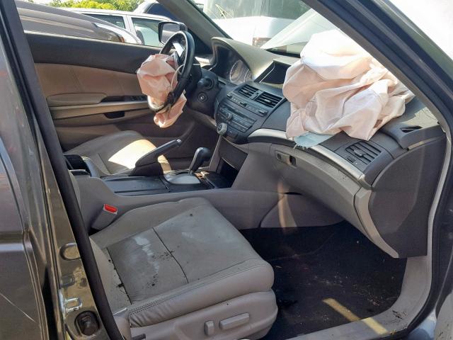 1HGCP36819A026512 - 2009 HONDA ACCORD EXL GRAY photo 5