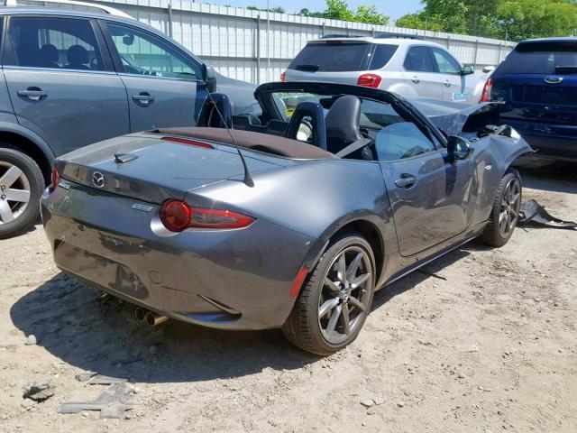 JM1NDAD76K0306372 - 2019 MAZDA MX-5 MIATA GRAY photo 4