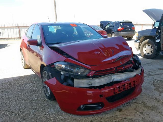 1C3CDFBA4DD146690 - 2013 DODGE DART SXT RED photo 1