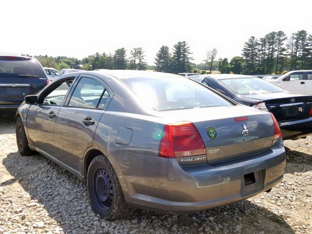 4A3AB26F65E039429 - 2005 MITSUBISHI GALANT DE GRAY photo 3