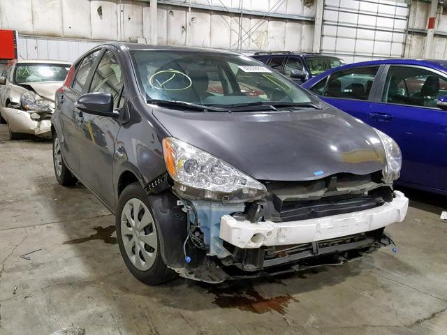 JTDKDTB32D1057497 - 2013 TOYOTA PRIUS C GRAY photo 1