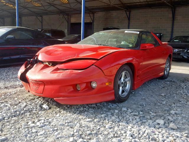 2G2FS22K7Y2161166 - 2000 PONTIAC FIREBIRD RED photo 2