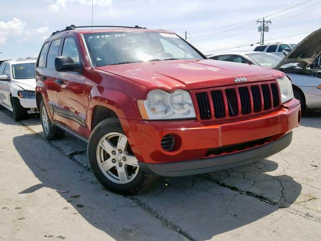 1J4GR48K95C718387 - 2005 JEEP GRAND CHER RED photo 1