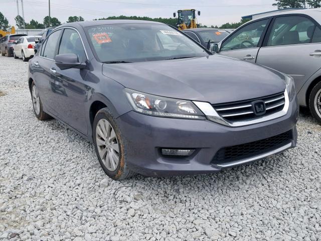 1HGCR2F81EA181723 - 2014 HONDA ACCORD EXL GRAY photo 1