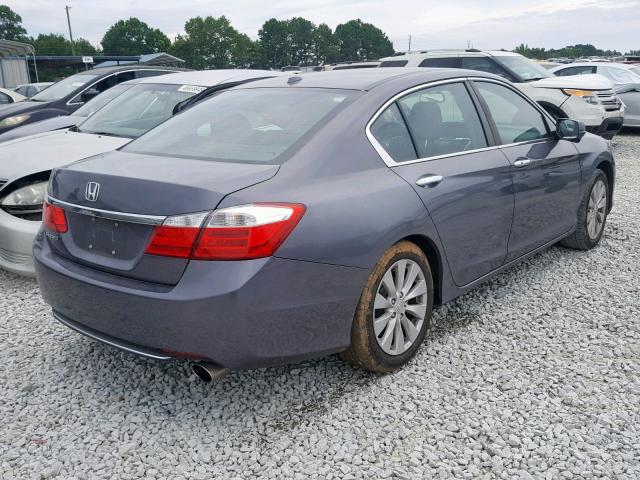 1HGCR2F81EA181723 - 2014 HONDA ACCORD EXL GRAY photo 4