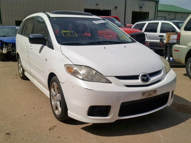 JM1CR293660115612 - 2006 MAZDA 5 WHITE photo 1