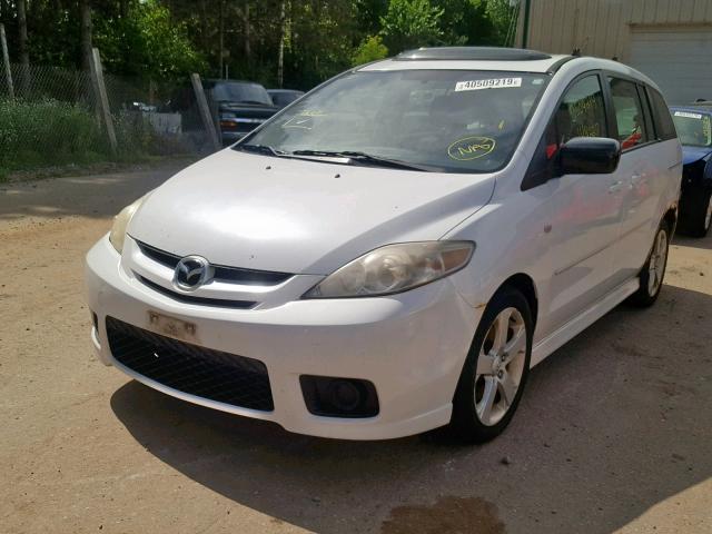 JM1CR293660115612 - 2006 MAZDA 5 WHITE photo 2