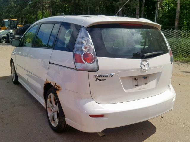 JM1CR293660115612 - 2006 MAZDA 5 WHITE photo 3