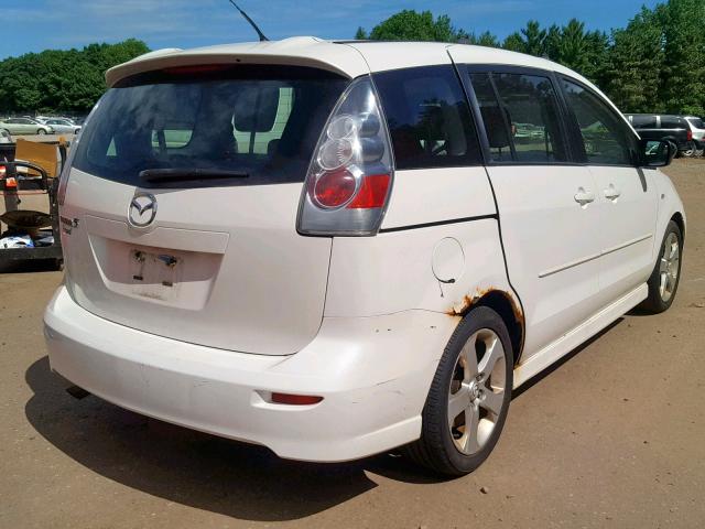 JM1CR293660115612 - 2006 MAZDA 5 WHITE photo 4