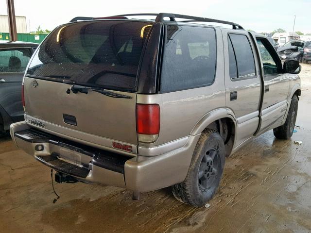 1GKDT13W312169499 - 2001 GMC JIMMY SILVER photo 4