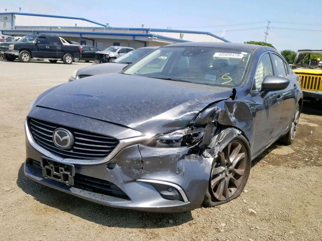 JM1GJ1W54G1423592 - 2016 MAZDA 6 GRAND TO BLUE photo 2