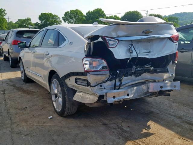 2G1155S34E9179255 - 2014 CHEVROLET IMPALA LTZ WHITE photo 3