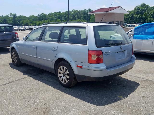 WVWVD63B13E029833 - 2003 VOLKSWAGEN PASSAT GLS GRAY photo 3