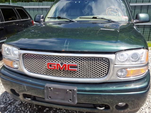 1GKEK63U41J163851 - 2001 GMC DENALI GREEN photo 9