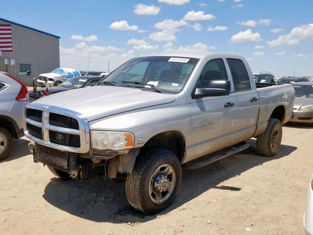 3D7KS28C65G743574 - 2005 DODGE RAM 2500 S SILVER photo 2