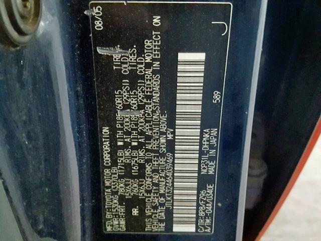 JTLKT324464039469 - 2006 TOYOTA SCION XB TWO TONE photo 10