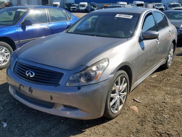 JNKCV61F19M357387 - 2009 INFINITI G37 GRAY photo 2