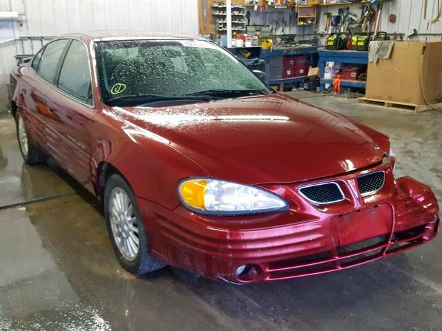 1G2NF52T51M568722 - 2001 PONTIAC GRAND AM S MAROON photo 1