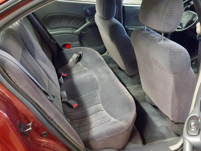 1G2NF52T51M568722 - 2001 PONTIAC GRAND AM S MAROON photo 6