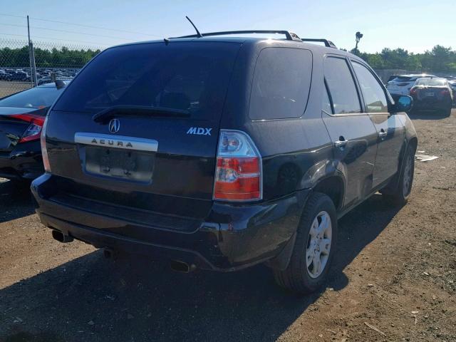 2HNYD18764H519922 - 2004 ACURA MDX TOURIN BLACK photo 4