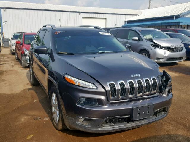 1C4PJLCB6GW284008 - 2016 JEEP CHEROKEE L GRAY photo 1