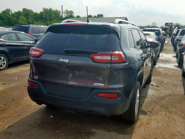 1C4PJLCB6GW284008 - 2016 JEEP CHEROKEE L GRAY photo 4