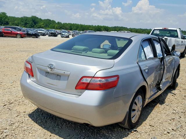 4T1BE46K67U006801 - 2007 TOYOTA CAMRY NEW SILVER photo 4